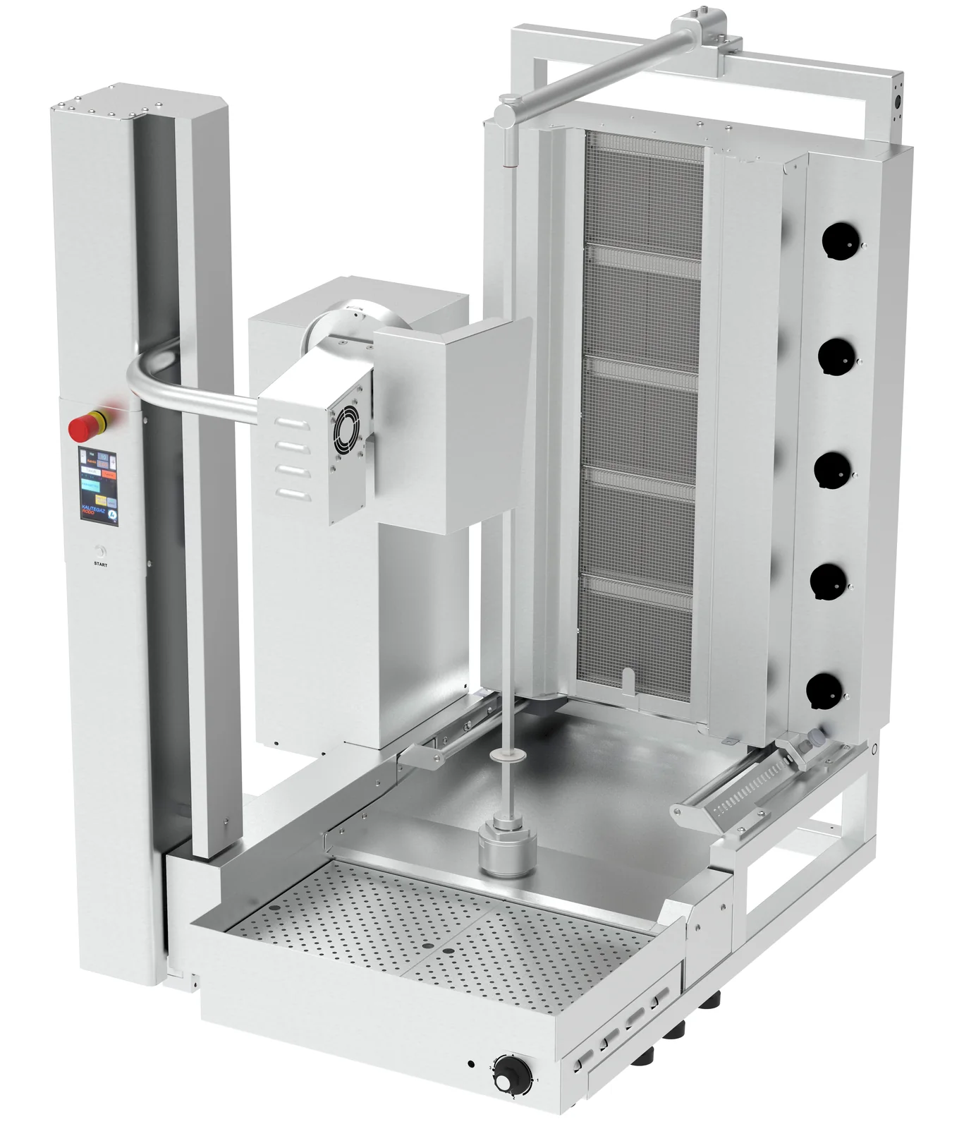 RODO5+5GC Compact-V Gas-Dönerroboter – Produktansicht