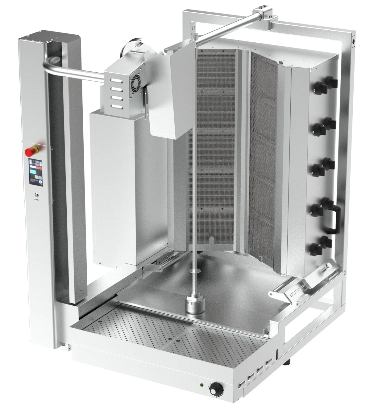 RODO6+6G Wide-V Gas-Dönerroboter – Produktansicht